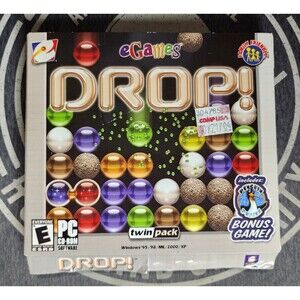 Drop and Penguin Puzzle Computer Game Bonus Pack Viva Media PC Collectible